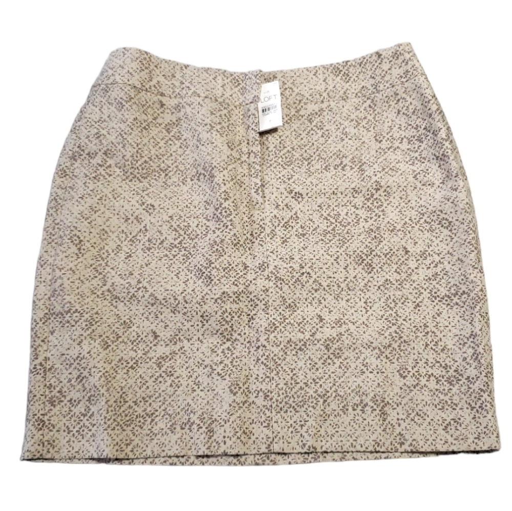 NWT LOFT Pencil skirt , 100% LINEN, Size 8